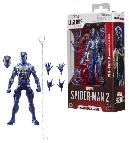 Figura Peter Parker Anti-Venom Suit Style Spider-Man 2 Marvel Legends 15cm