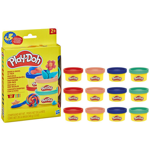 Set 12 mini botes Play-Doh