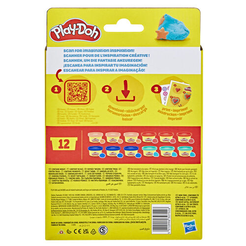 Set 12 mini botes Play-Doh