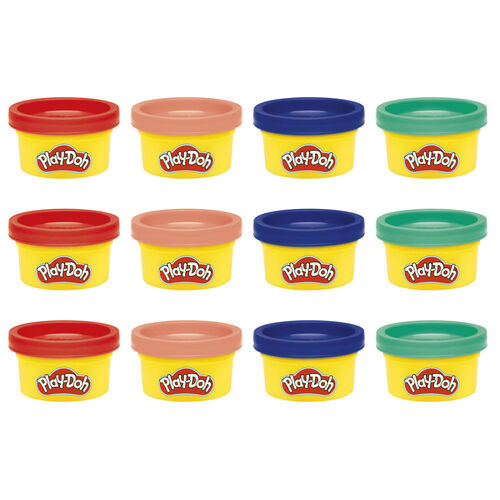 Set 12 mini botes Play-Doh