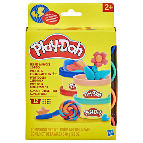 Set 12 mini botes Play-Doh