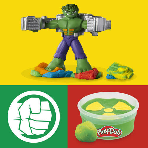 Aplasta y moldea Hulk Marvel Play-Doh