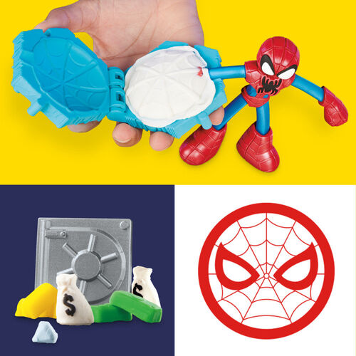 Lanza y atrapa Spiderman Marvel Play-Doh