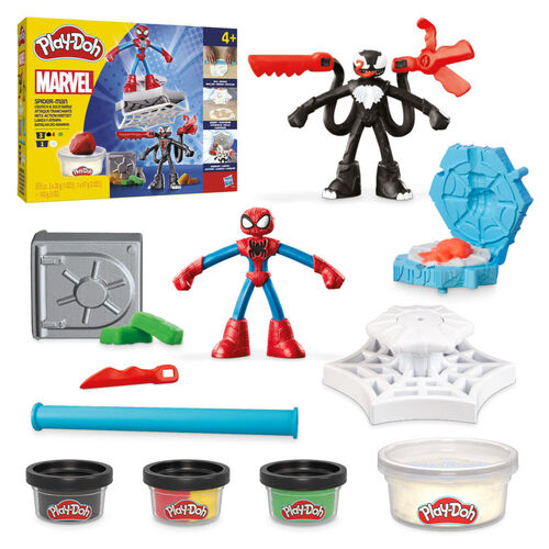 Lanza y atrapa Spiderman Marvel Play-Doh