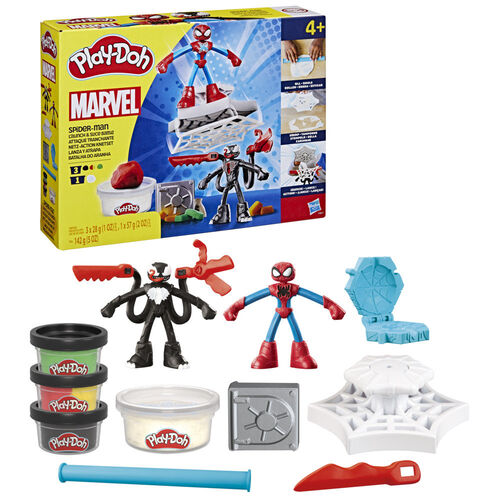 Lanza y atrapa Spiderman Marvel Play-Doh