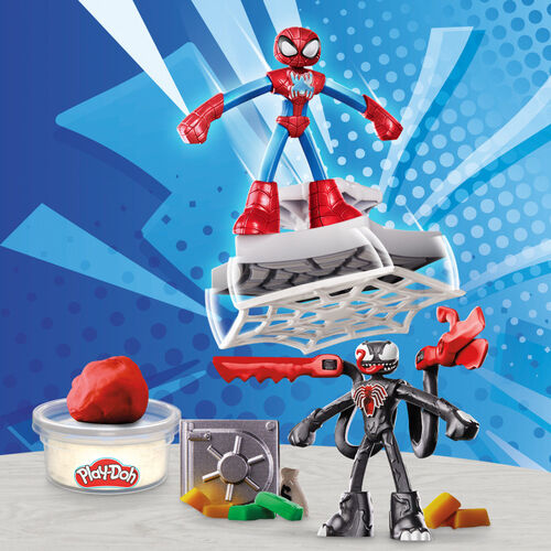 Lanza y atrapa Spiderman Marvel Play-Doh