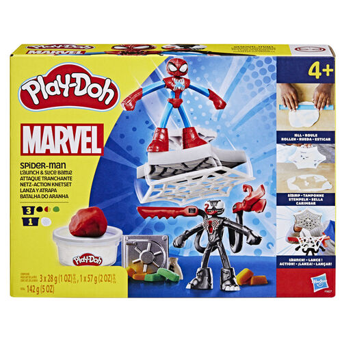 Lanza y atrapa Spiderman Marvel Play-Doh