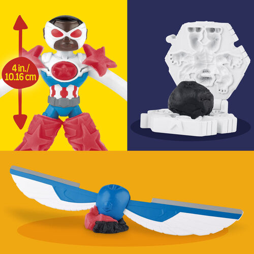 Moto cortadora del Capitan America Marvel Play-Doh