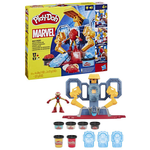 Laboratorio de armaduras Iron Man Marvel Play-Doh