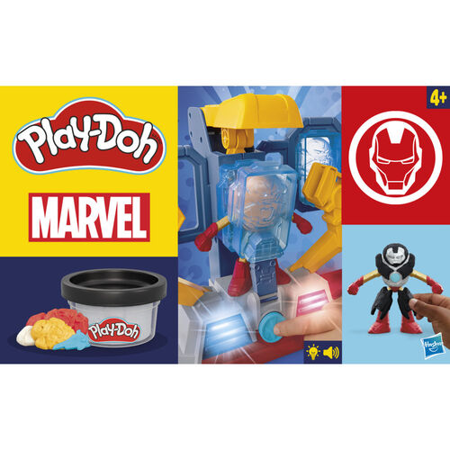 Laboratorio de armaduras Iron Man Marvel Play-Doh