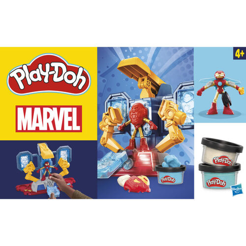 Laboratorio de armaduras Iron Man Marvel Play-Doh