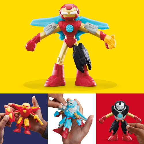 Laboratorio de armaduras Iron Man Marvel Play-Doh