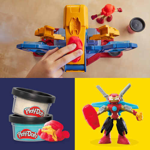 Laboratorio de armaduras Iron Man Marvel Play-Doh