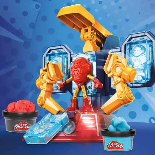 Laboratorio de armaduras Iron Man Marvel Play-Doh