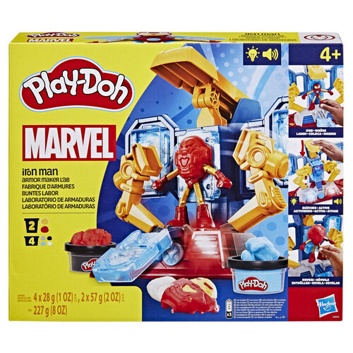 Laboratorio de armaduras Iron Man Marvel Play-Doh