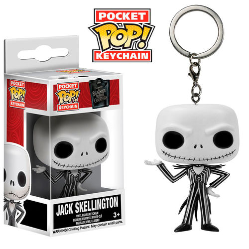 Pocket Pop Keychain Nightmare before Christmas Jack Skellington